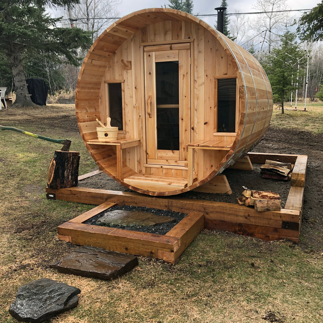 Tranquility Barrel Sauna image 2
