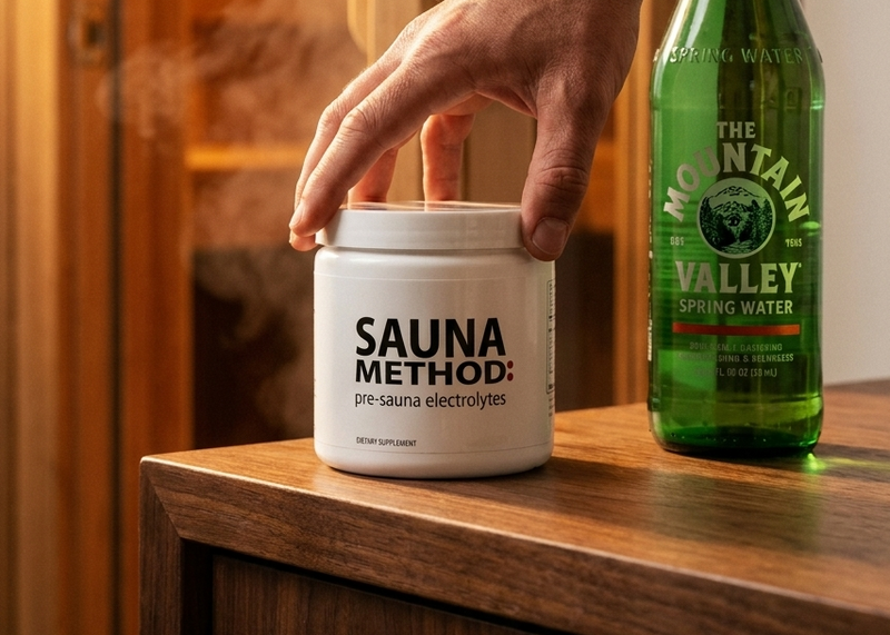 Sauna Method label